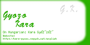 gyozo kara business card